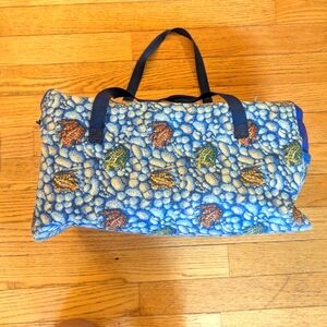 Vintage Retro Frog Print Duffle Bag